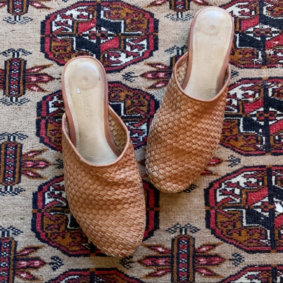 Madewell Shoes - Madewell Cassidy leather woven mules 7